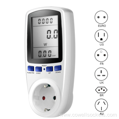 Power Meter Socket With Big Lcd Display